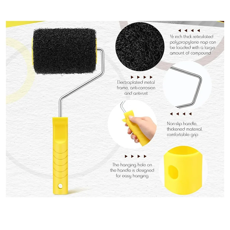 M11kdrywall Compound Roller Set Drywall Texture Brush Formolding Paste, Textured Coatings
M11kdrywall Compound Roller Set Drywall Texture Brush Formolding Paste, Textured Coatings