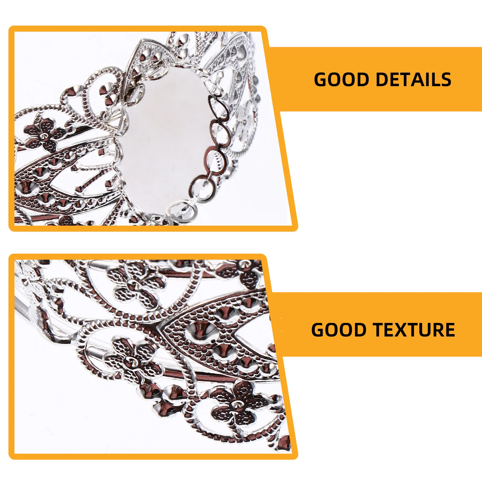 5Pcs Blank Cuff Bangle Bezels Craft Unique Creations Chic Look Gift Surprise Friends Family Bezel Tray Bracelet
5Pcs Blank Cuff Bangle Bezels Craft Unique Creations Chic Look Gift Surprise Friends Family Bezel Tray Bracelet