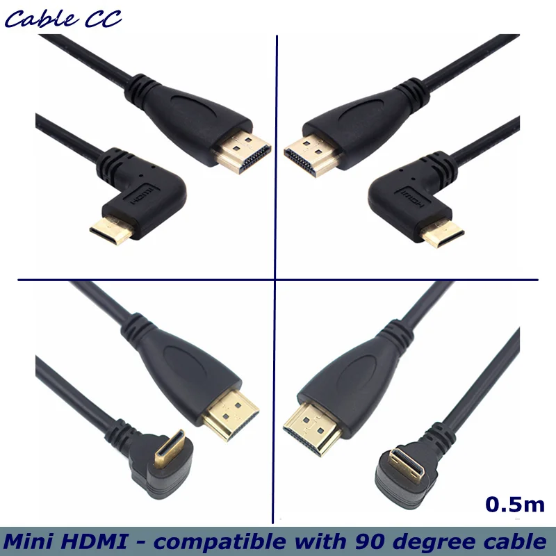 0,5 м HD 90-градусный мини-HDMI-совместимый HDMI-совместимый штекерный кабель для HDTV 1080p PS3 Evo HTC Vedio Goldpalted 0,5 м
0,5 м HD 90-градусный мини-HDMI-совместимый HDMI-совместимый штекерный кабель для HDTV 1080p PS3 Evo HTC Vedio Goldpalted 0,5 м