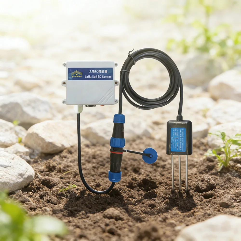 ZONEWU High Precision Agricultural LoRaWAN Temperature, Humidity and EC Three-in-One Soil Sensor
ZONEWU High Precision Agricultural LoRaWAN Temperature, Humidity and EC Three-in-One Soil Sensor