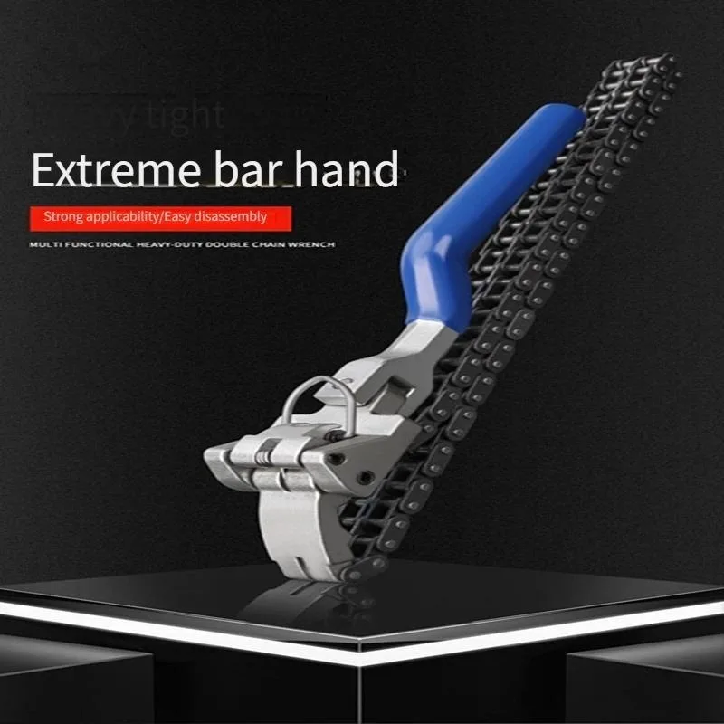 Adjustable Chain Type Engine Oil Filter Wrench Universal Anti-Slip Oil Grid Removal Tool for Easy Disassembly & Assembly
Adjustable Chain Type Engine Oil Filter Wrench Universal Anti-Slip Oil Grid Removal Tool for Easy Disassembly & Assembly