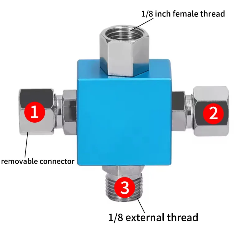 Compact Three-Way Connector Versatile Airbrush Compressor Splitter for Enhanced Multi-Tool Airbrushing Performance
Compact Three-Way Connector Versatile Airbrush Compressor Splitter for Enhanced Multi-Tool Airbrushing Performance