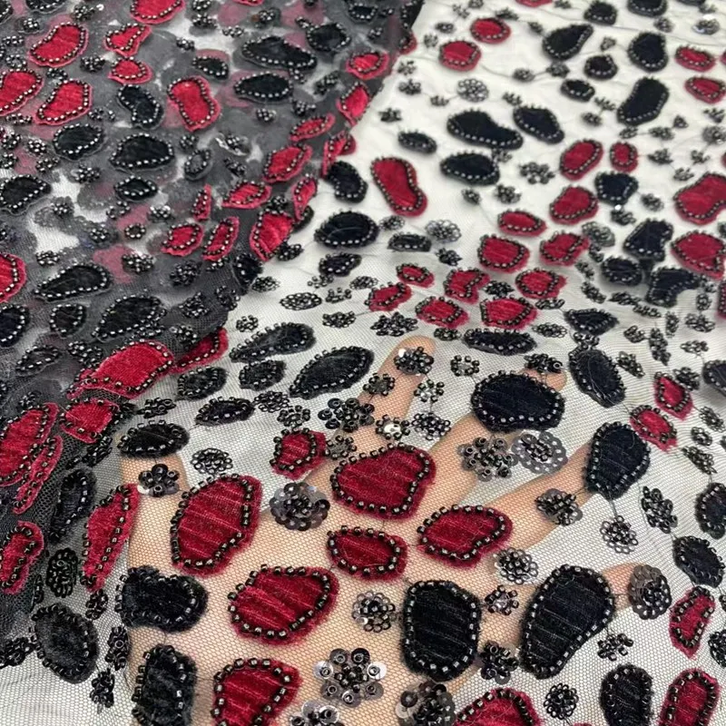 Luxury High Quality French Tulle Net Sequins Lace Fabric African Lace Fabric 5 Yards For Nigeria Wedding Party Dress S2835
Luxury High Quality French Tulle Net Sequins Lace Fabric African Lace Fabric 5 Yards For Nigeria Wedding Party Dress S2835