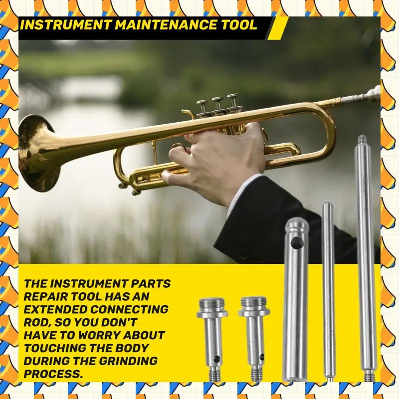 ABYB Instrument Maintenance Tool: Steel Piston And Grinding Rod For Various Trumpet Types
ABYB Instrument Maintenance Tool: Steel Piston And Grinding Rod For Various Trumpet Types