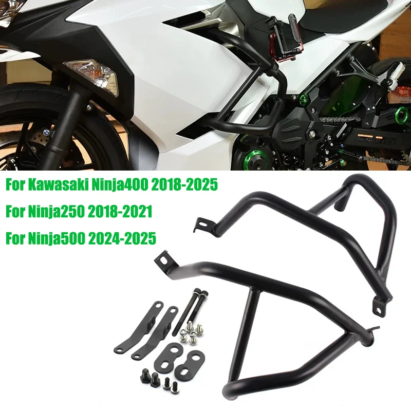 Motorcycle Crash Bar Stunt Cage Engine Guard For Kawasaki Ninja 250 400 2018-2025 Ninja 500 2024 Bumper Frame Falling Protector
Motorcycle Crash Bar Stunt Cage Engine Guard For Kawasaki Ninja 250 400 2018-2025 Ninja 500 2024 Bumper Frame Falling Protector
