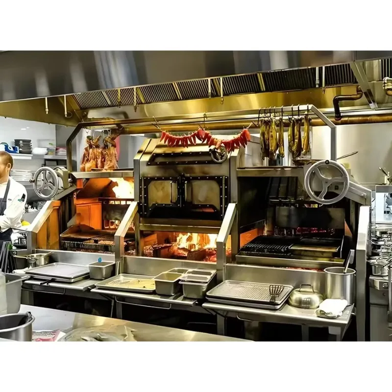 Heavy Duty Commercial Chicken Kebab Machine Stainless Steel Broiler for Street Food Bbq Cooking Custom
Heavy Duty Commercial Chicken Kebab Machine Stainless Steel Broiler for Street Food Bbq Cooking Custom