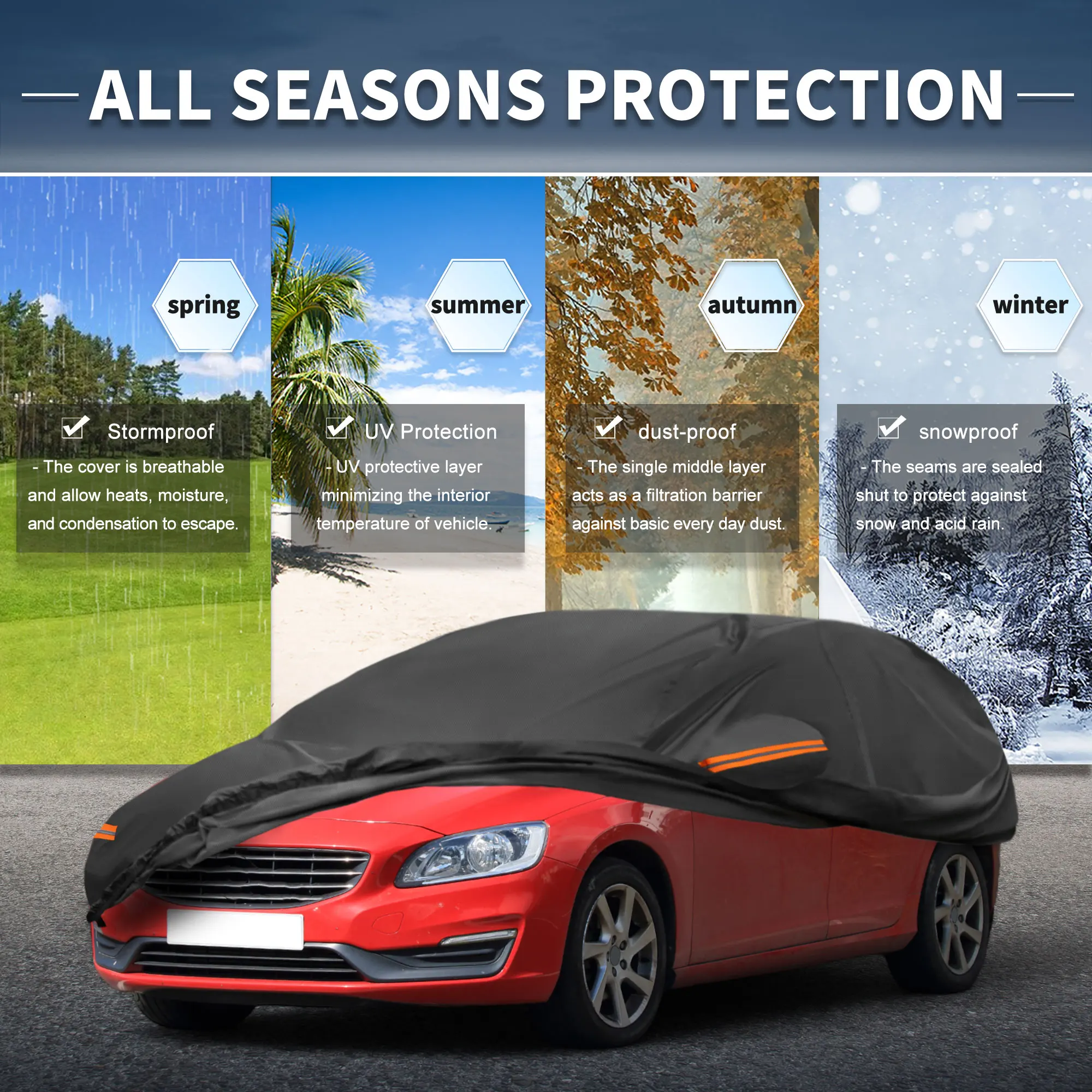 Автомобильный чехол Uxcell с левой боковой молнией, алюминиевая пленка для Volvo V60 Wagon
Автомобильный чехол Uxcell с левой боковой молнией, алюминиевая пленка для Volvo V60 Wagon