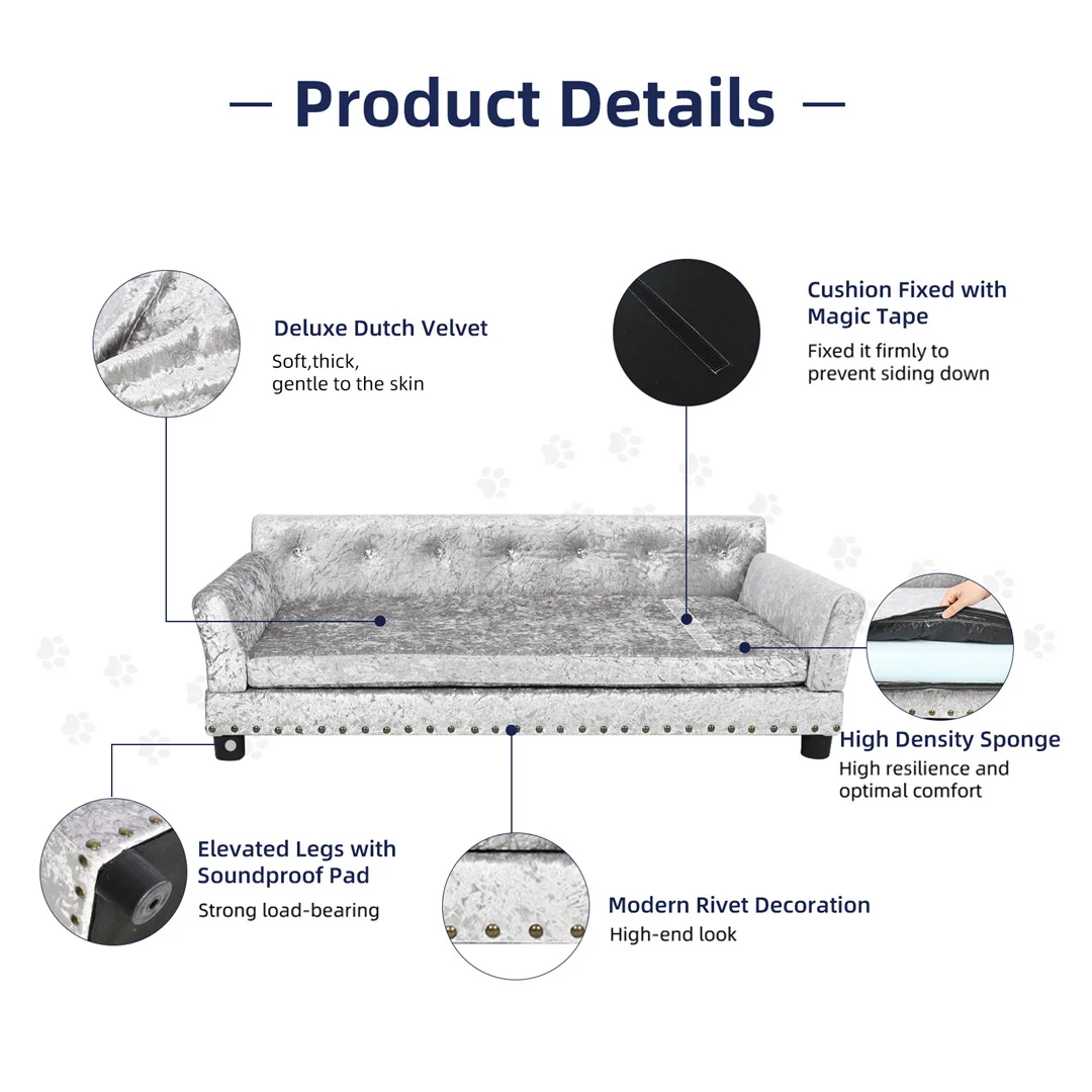 Pet Sofa Kennel Cat Litter Small Pet Bed Dog Supplies Cute Teddy Pet Sofa Universal in All Seasons
Pet Sofa Kennel Cat Litter Small Pet Bed Dog Supplies Cute Teddy Pet Sofa Universal in All Seasons