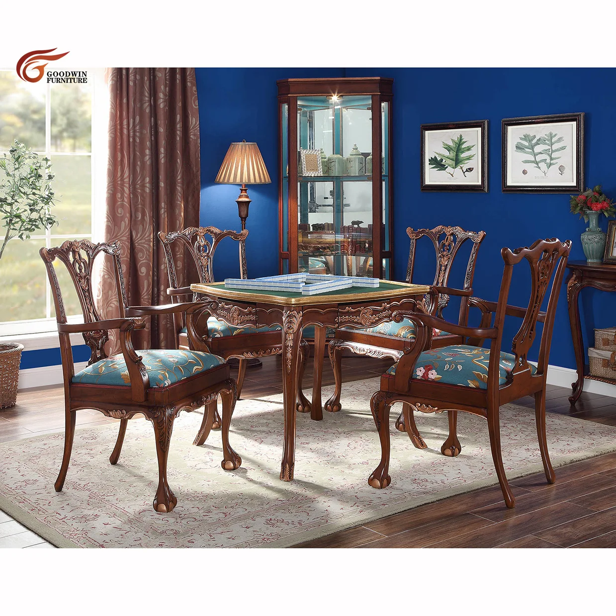 Italian Classic Antique Style Indoors Home Use Dining Room Table Set Dining Room Chair Dining Room Furniture GGM352
Italian Classic Antique Style Indoors Home Use Dining Room Table Set Dining Room Chair Dining Room Furniture GGM352