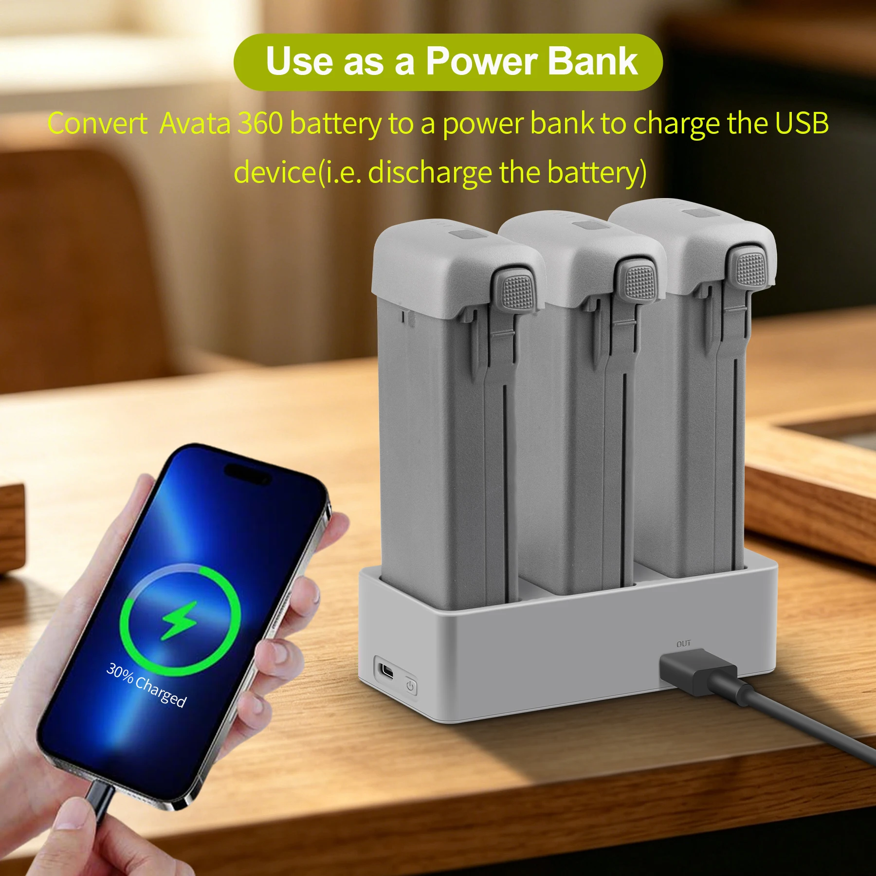 Charger for DJI Avata 360 Charging Manager Battery Maintenance Device
Charger for DJI Avata 360 Charging Manager Battery Maintenance Device