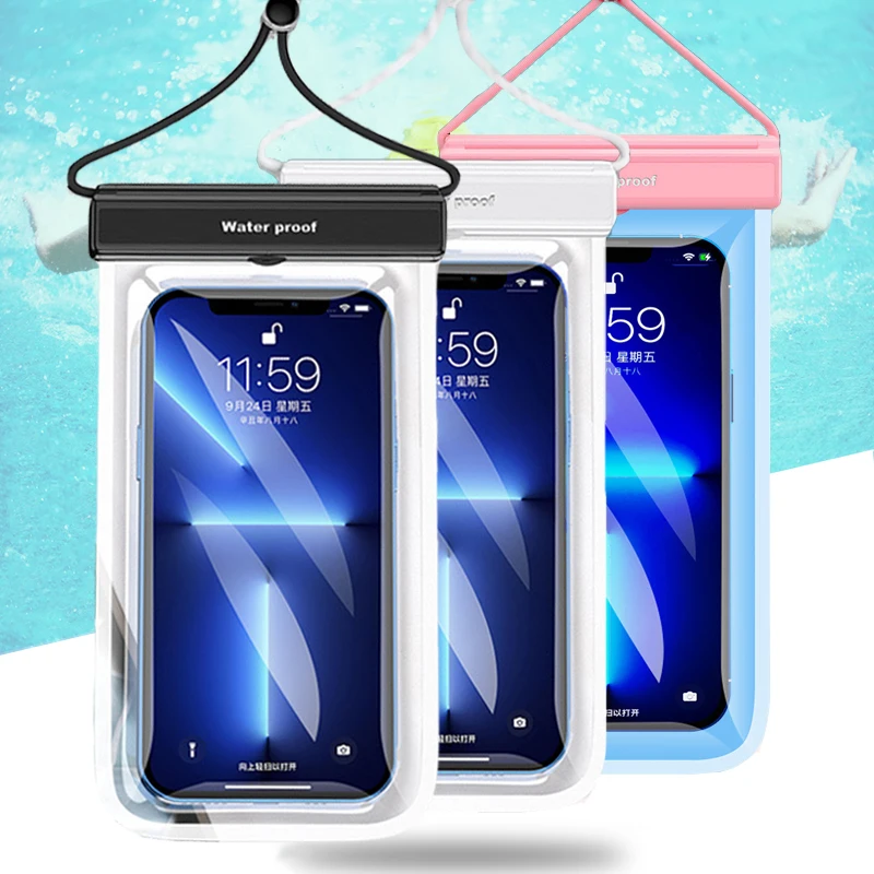 7.2 inch Waterproof Phone Bag TPU Touchscreen Swimming Bag Takeaway Full Transparent Drifting Flip Phone Case Holder Cover
7.2 inch Waterproof Phone Bag TPU Touchscreen Swimming Bag Takeaway Full Transparent Drifting Flip Phone Case Holder Cover