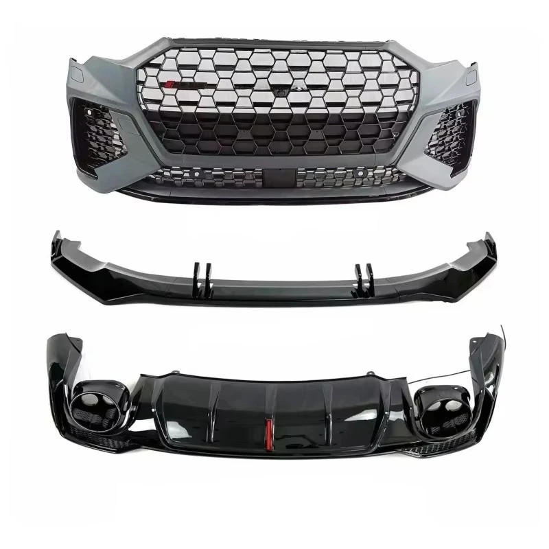 Factory Price Q3 SQ3 Body Kit RSQ3 Style Front Bumper Kit Rear Bumper Diffuser for Q3 SQ3 F3 2020 2021 2023 Car Body Kitscustom 
Factory Price Q3 SQ3 Body Kit RSQ3 Style Front Bumper Kit Rear Bumper Diffuser for Q3 SQ3 F3 2020 2021 2023 Car Body Kitscustom