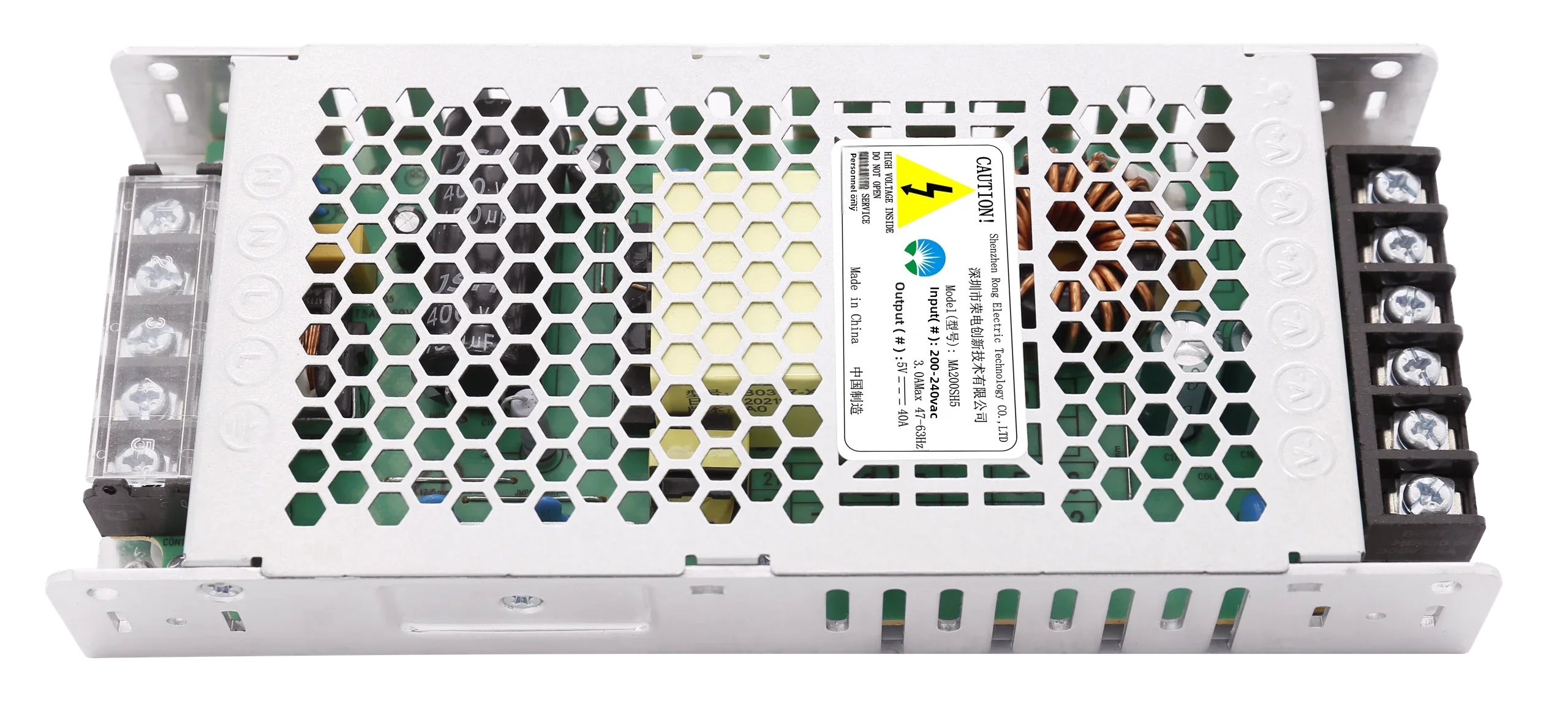 MA200SH5S Rongdian 5V40A power input: 200-240VAC LED display dedicated, factory cheap price
MA200SH5S Rongdian 5V40A power input: 200-240VAC LED display dedicated, factory cheap price