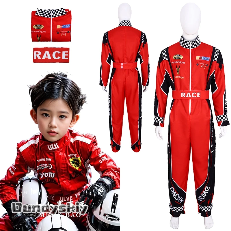 Racer Cosplay Costume Red Classic Jumpsuits Training Racing Uniform Kids/Adult Set Anime Halloween Party Role-playing Suit s-2xl
Racer Cosplay Costume Red Classic Jumpsuits Training Racing Uniform Kids/Adult Set Anime Halloween Party Role-playing Suit s-2xl