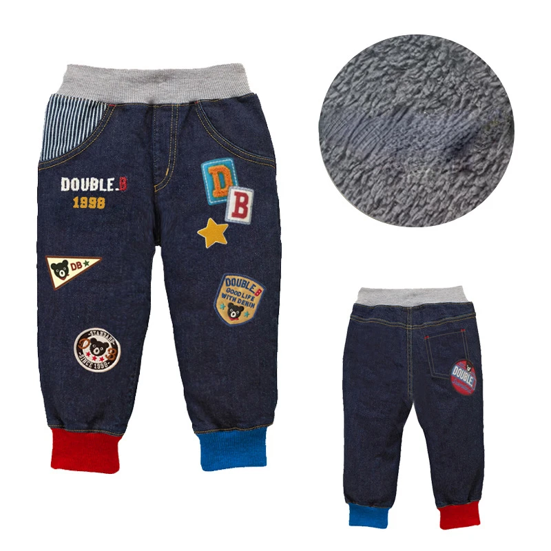 Winter Boys Pants Cartoon Casual Jeans Pant Kids Clothes Warm Cotton-padded Trousers Baby Boy Clothes Roupa Pantalones
Winter Boys Pants Cartoon Casual Jeans Pant Kids Clothes Warm Cotton-padded Trousers Baby Boy Clothes Roupa Pantalones
