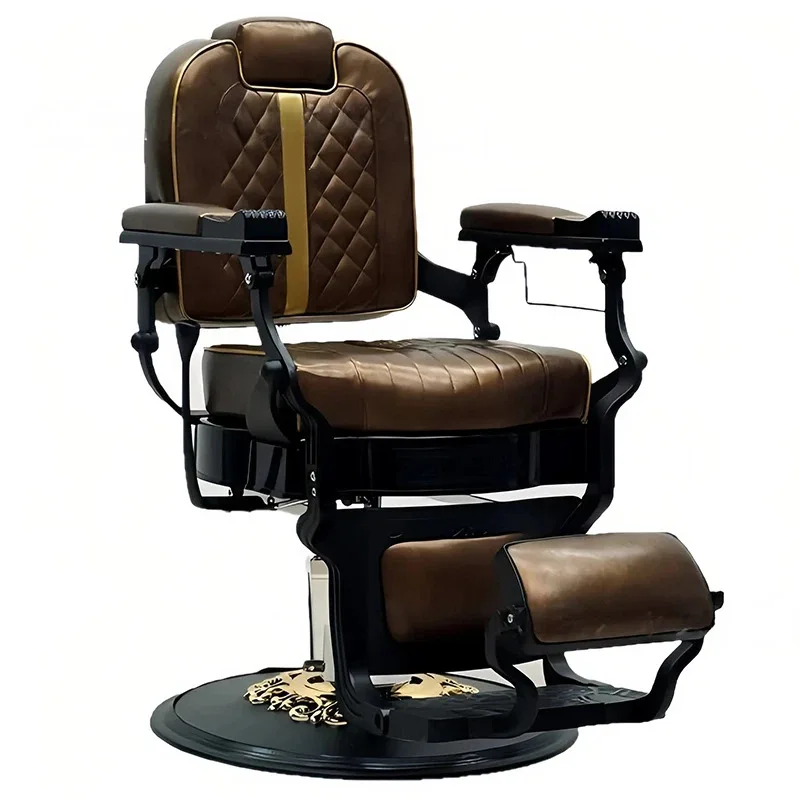 CX retro men's haircut chair, hydraulic lift haircut chair for hair salon, can be reclined and shaved
CX retro men's haircut chair, hydraulic lift haircut chair for hair salon, can be reclined and shaved