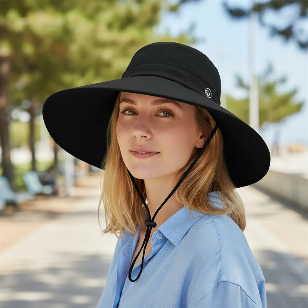 New Anti-UV Fisherman Hat Foldable Wide Brim Sun Hat 50+UPF Protection Safari Cap Hiking Fishing
New Anti-UV Fisherman Hat Foldable Wide Brim Sun Hat 50+UPF Protection Safari Cap Hiking Fishing