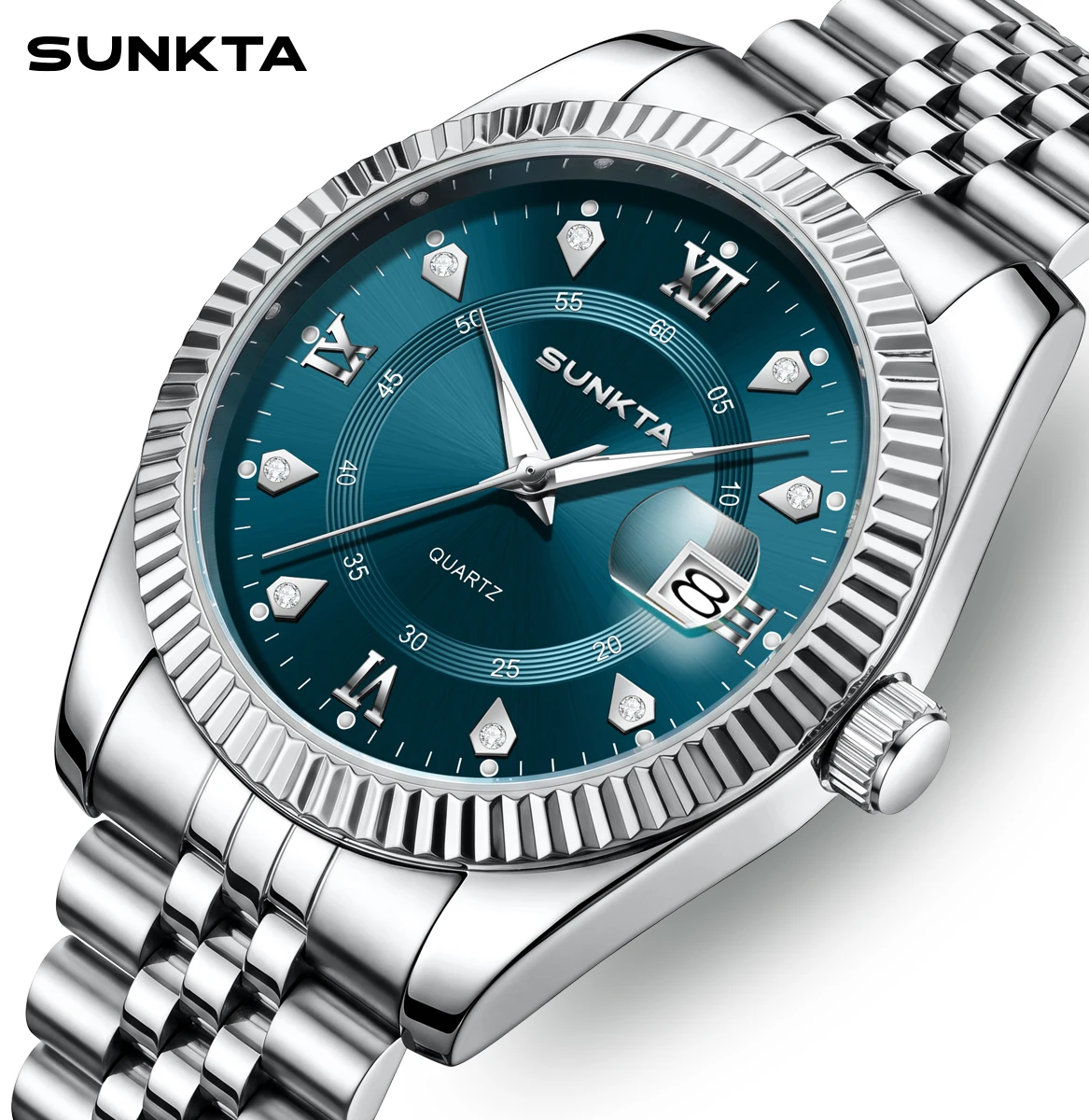 SUNKTA Original Men Wristwatch Waterproof Luminous Date Business Man Clock Stainless Steel Quartz Military Men's Watches Reloj
SUNKTA Original Men Wristwatch Waterproof Luminous Date Business Man Clock Stainless Steel Quartz Military Men's Watches Reloj