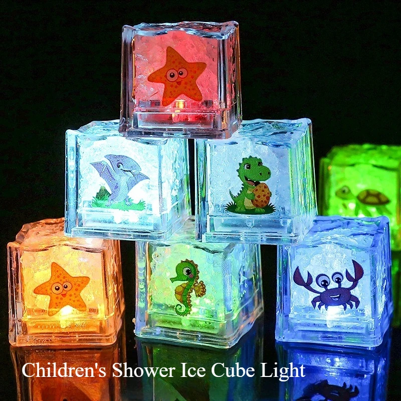 Luminous Ice Cubes Toys Kids Bathing Toys in The Bathroom Lights Up When Water Comes Into Contact Colorful Light Ocean Pattern
Luminous Ice Cubes Toys Kids Bathing Toys in The Bathroom Lights Up When Water Comes Into Contact Colorful Light Ocean Pattern