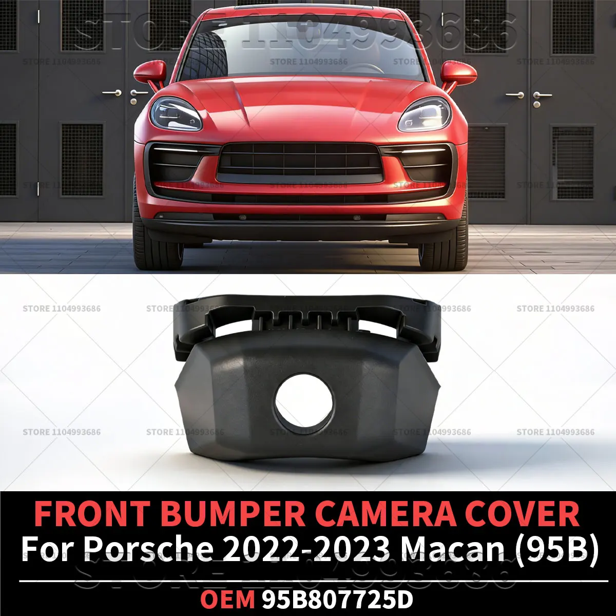 For Porsche 2022 2023 2024 2025 Macan Base S T GTS (95B) FRONT BUMPER CAMERA COVER OEM 95B807725D 95B807725D OK1
For Porsche 2022 2023 2024 2025 Macan Base S T GTS (95B) FRONT BUMPER CAMERA COVER OEM 95B807725D 95B807725D OK1