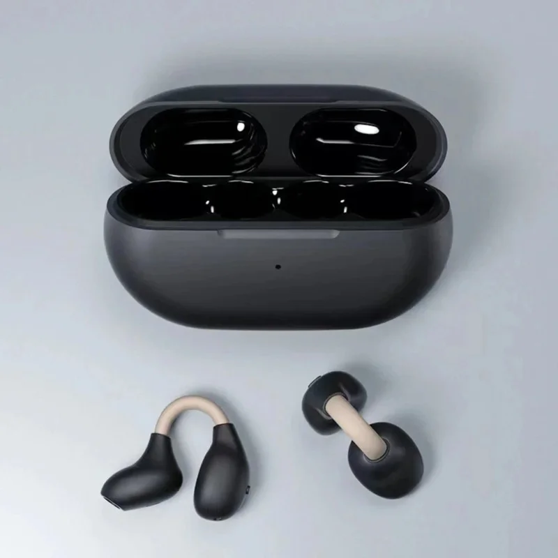 New Wireless Earphone Ear Clip Bone Conduction Headphones 5.3 Ear Clip on Ear sports earphones earbud hooks with Mic
New Wireless Earphone Ear Clip Bone Conduction Headphones 5.3 Ear Clip on Ear sports earphones earbud hooks with Mic