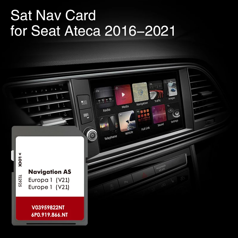 for Seat Ateca Navi System 2016-2021 Maps Cover Poland Norway Slovenia Serbia Navigation SD Navigation 32GB Card
for Seat Ateca Navi System 2016-2021 Maps Cover Poland Norway Slovenia Serbia Navigation SD Navigation 32GB Card