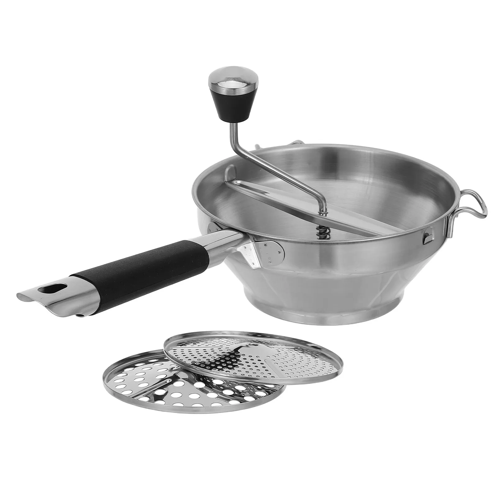 1Set Stainless Steel Rotary Food Mill for Vegetables Fruits Mashing Puree Making Tomato Sauce Applesauce Mashed Potatoes Canning
1Set Stainless Steel Rotary Food Mill for Vegetables Fruits Mashing Puree Making Tomato Sauce Applesauce Mashed Potatoes Canning