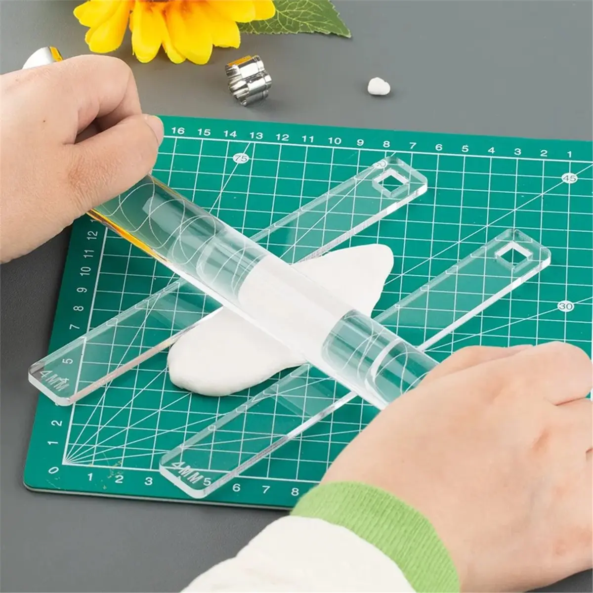PROMOTION~ 12Pcs 6 Sizes Acrylic Clay Depth Guide for Jewelry Making, Polymer Clay Pottery Tool
PROMOTION~ 12Pcs 6 Sizes Acrylic Clay Depth Guide for Jewelry Making, Polymer Clay Pottery Tool
