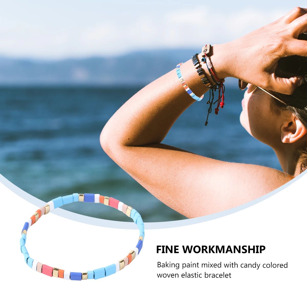 Candy Colored Bracelet Gift Decorative Wrist Jewelry Tennis for Men Women Personality
Candy Colored Bracelet Gift Decorative Wrist Jewelry Tennis for Men Women Personality