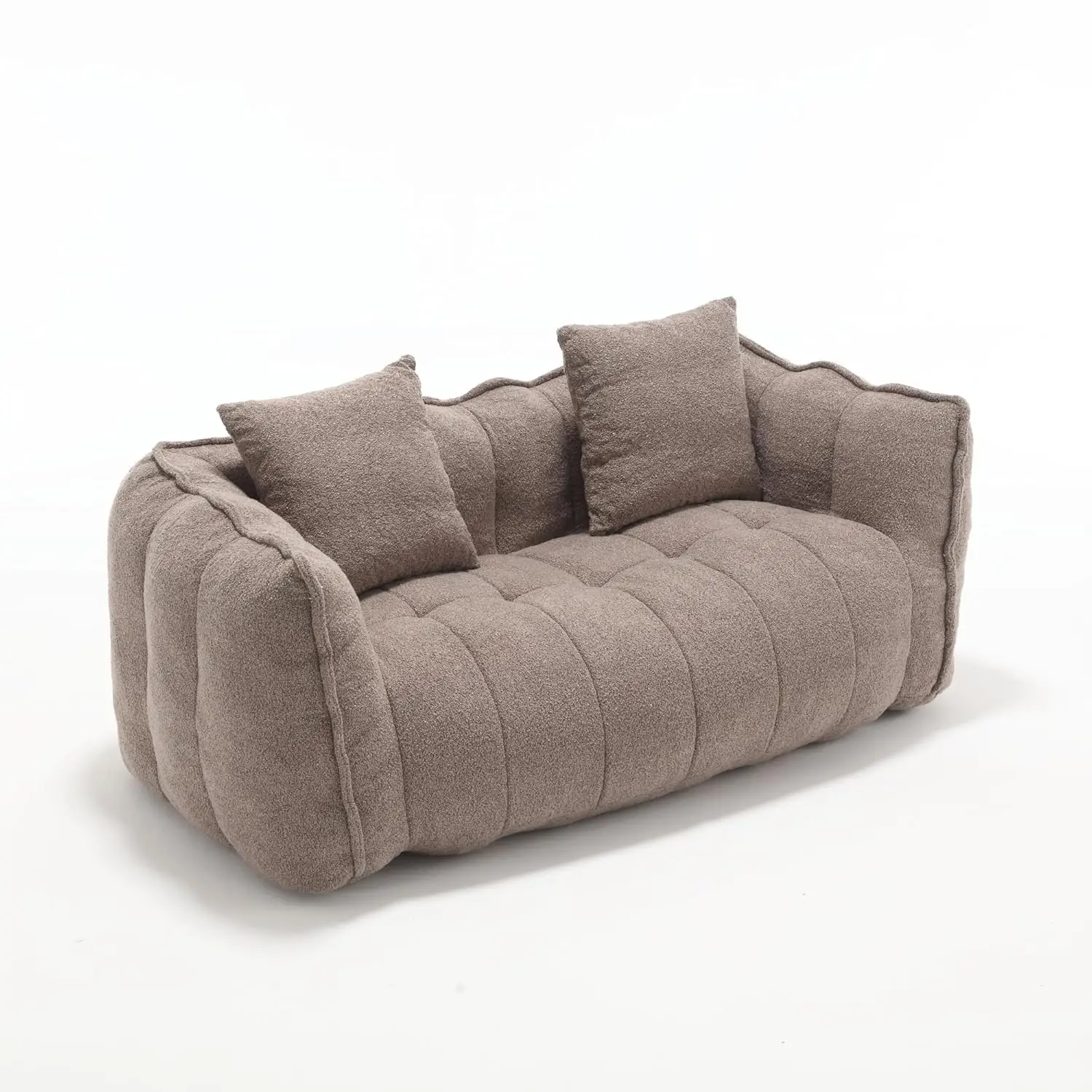 Twin Size Bean Bag Chair Sofa Giant Couch Memory Foam Filled Loveseat With Armrests Living Room Bedroom Apartment, Customized
Twin Size Bean Bag Chair Sofa Giant Couch Memory Foam Filled Loveseat With Armrests Living Room Bedroom Apartment, Customized