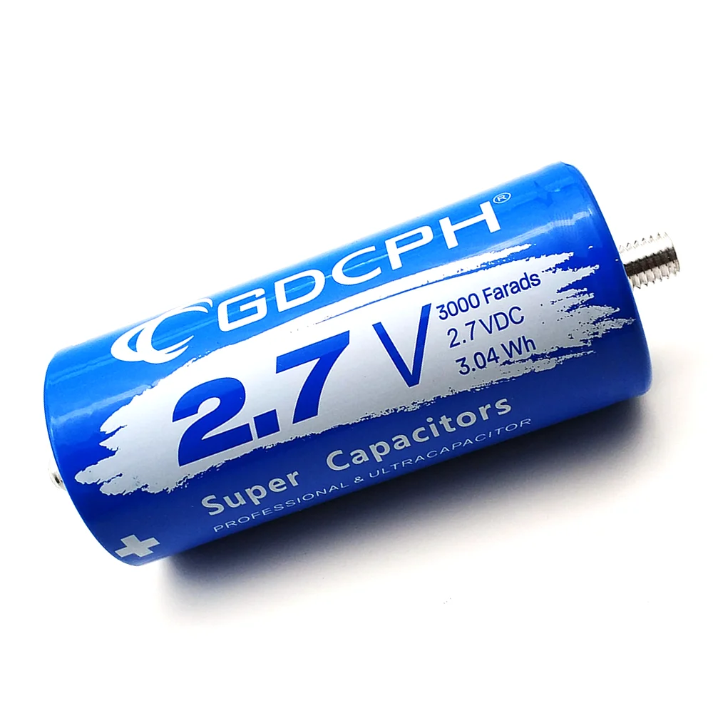 Super Capacitors 2.7V3000F GDCPH Ultracapacitor Charger Capacitor SuperCapacitor GDCPH
Super Capacitors 2.7V3000F GDCPH Ultracapacitor Charger Capacitor SuperCapacitor GDCPH