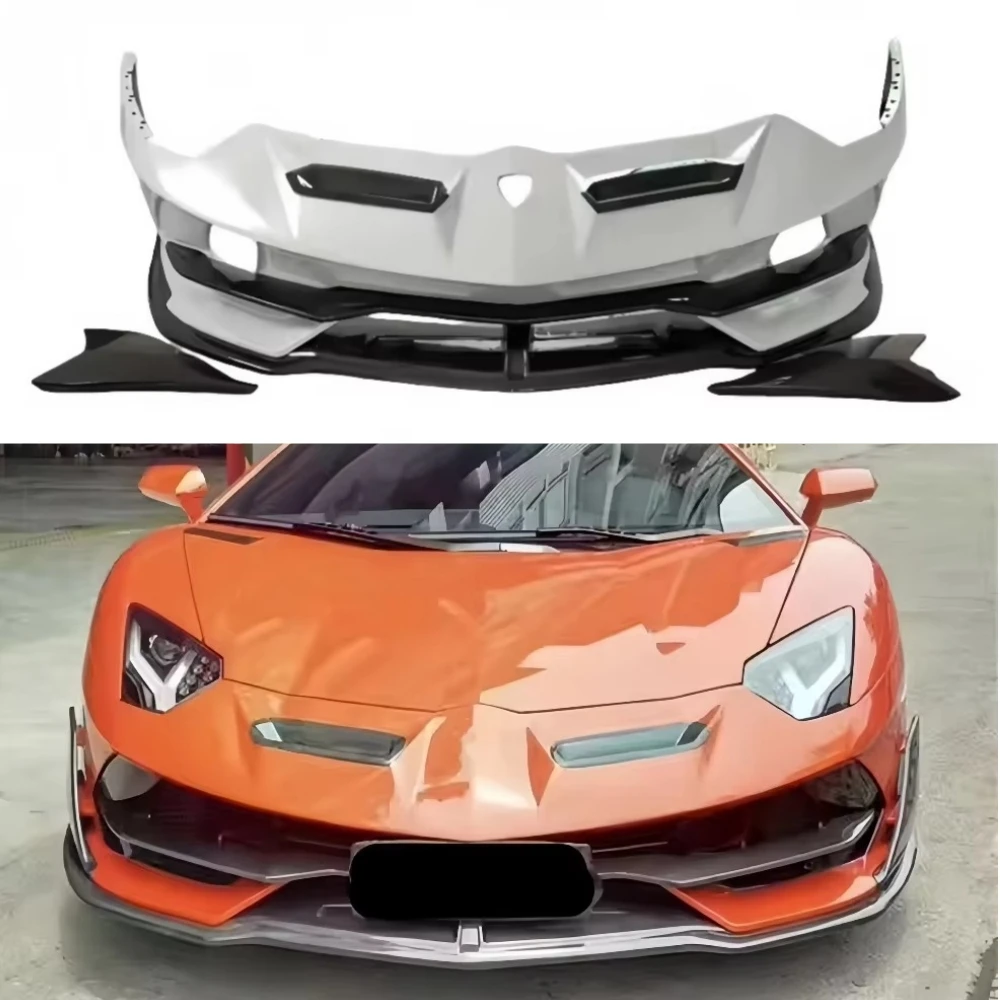 SVJ Type Semi Dry Carbon Fiber Front Bumper Body Kit, Suitable for Lamborghini LP700 LP720S Modification and Upgrade
SVJ Type Semi Dry Carbon Fiber Front Bumper Body Kit, Suitable for Lamborghini LP700 LP720S Modification and Upgrade