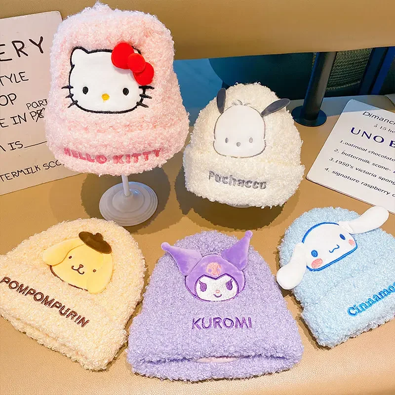 Hello Kitty Anime Kawaii Sanrio Ins Children Warm Hat Winter Cute Kuromi My Melody Baby Ear Protection Windproof Cap Gifts Kids
Hello Kitty Anime Kawaii Sanrio Ins Children Warm Hat Winter Cute Kuromi My Melody Baby Ear Protection Windproof Cap Gifts Kids