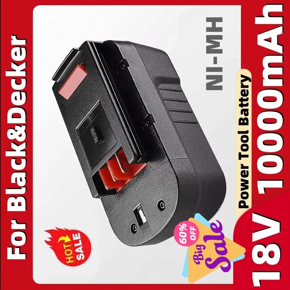 10000mAh Batterie For Black & Decker 18V A18 A1718NH B18 HPB18-OPE FS1800CS FS1800D-2 FS1800ID
10000mAh Batterie For Black & Decker 18V A18 A1718NH B18 HPB18-OPE FS1800CS FS1800D-2 FS1800ID