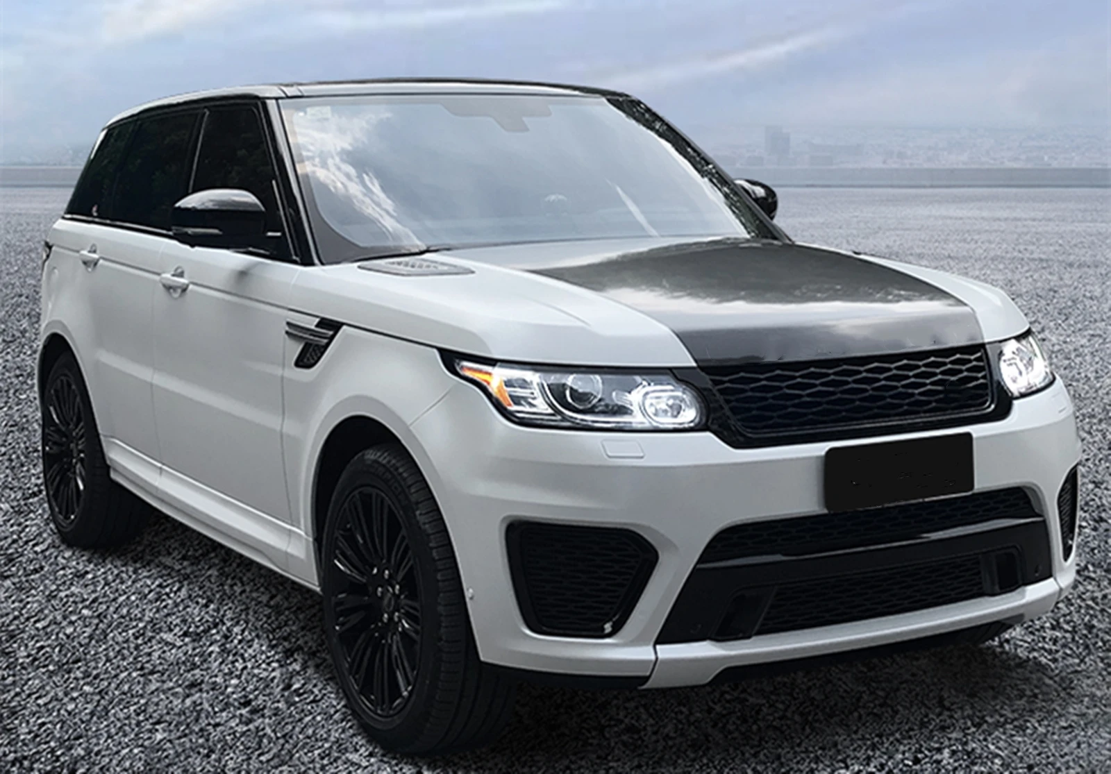 Black Racing Front Grille Grills For Land Rover Range Rover Evoque 2012-2019 Upper Bumper Hood Mesh Grid Kit Car Accessories
Black Racing Front Grille Grills For Land Rover Range Rover Evoque 2012-2019 Upper Bumper Hood Mesh Grid Kit Car Accessories