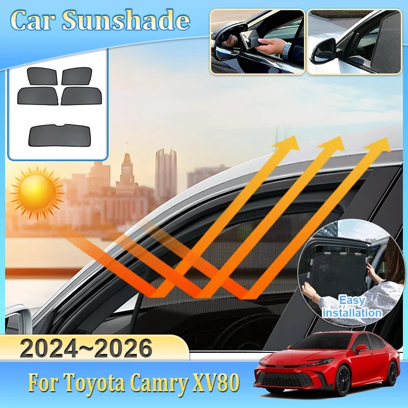 Для Toyota Camry XV80 2024 2025 2026 автомобильный сетчатый козырек от солнца магнитный солнцезащитный козырек с защитой от УФ-лучей солнцезащитный козырек конфиденциальные блоки чехлы аксессуары
Для Toyota Camry XV80 2024 2025 2026 автомобильный сетчатый козырек от солнца магнитный солнцезащитный козырек с защитой от УФ-лучей солнцезащитный козырек конфиденциальные блоки чехлы аксессуары