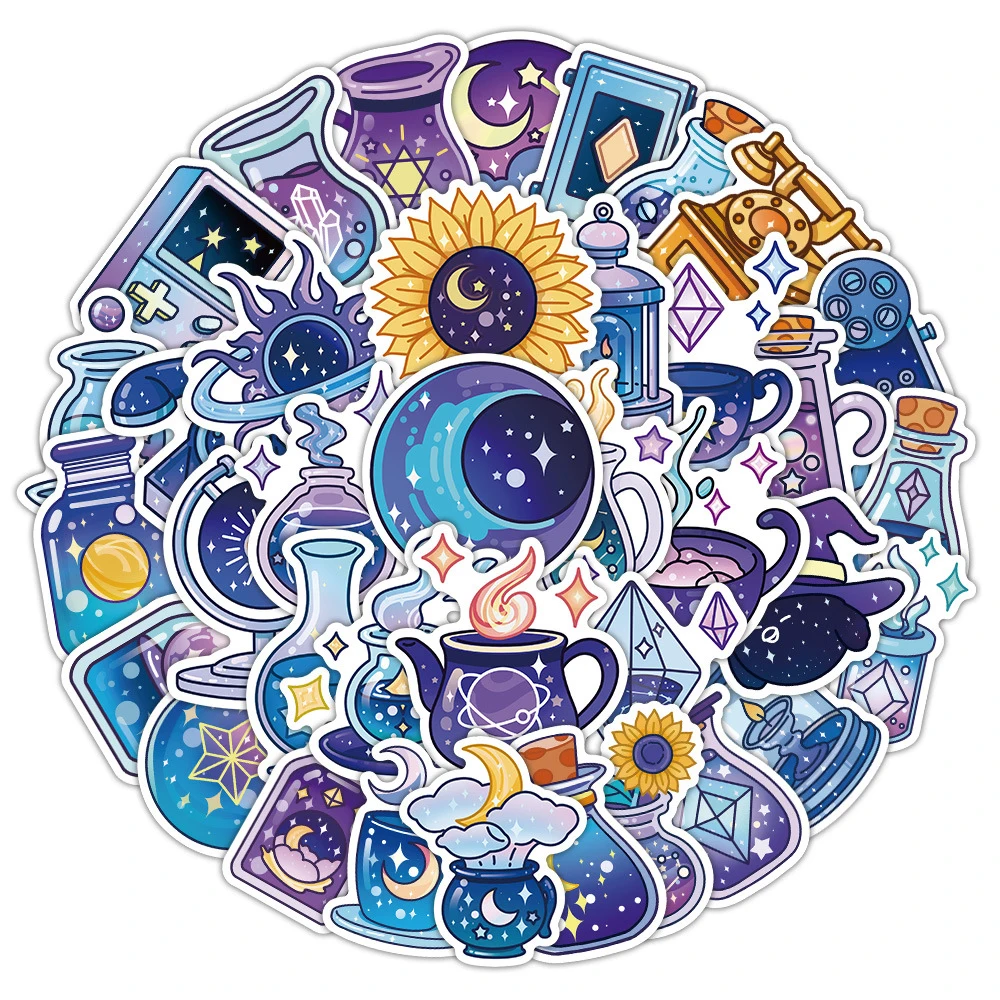 10/30/50/100pcs Cartoon Starry Sky PVC Sticker Aesthetic Decoration Scrapbooking Sketchbook Korean Stationery School Supplies 
10/30/50/100pcs Cartoon Starry Sky PVC Sticker Aesthetic Decoration Scrapbooking Sketchbook Korean Stationery School Supplies