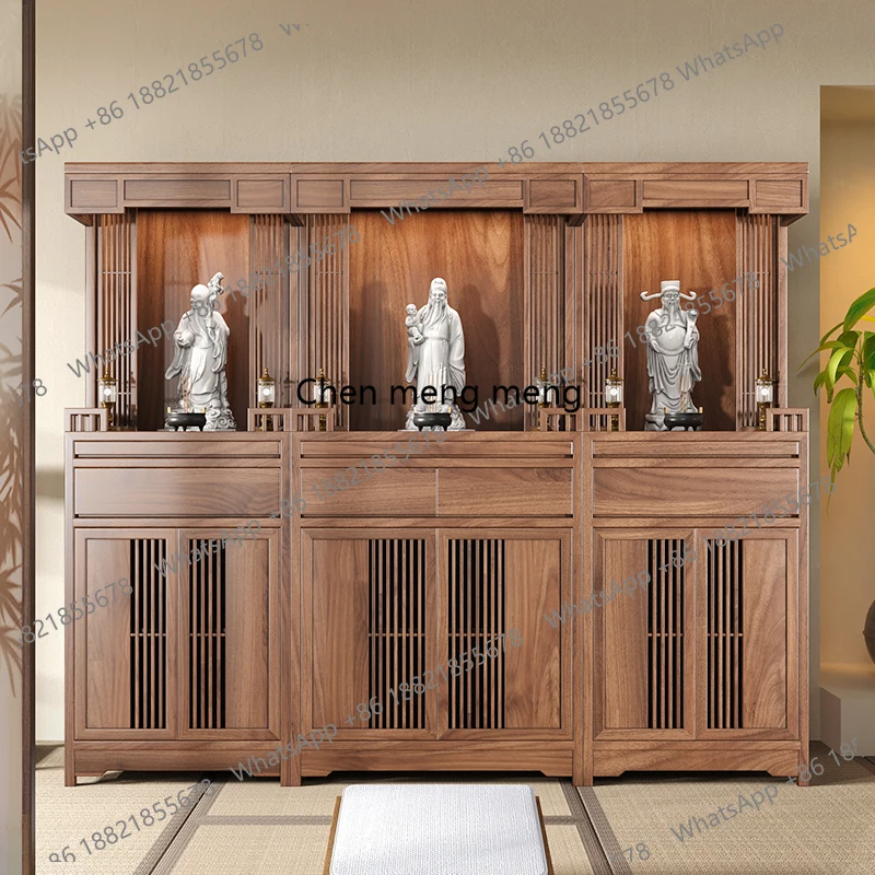 New Chinese Style Standing Cabinet Buddha Altar Household Incense Table God of Wealth Buddha Hall Altar
New Chinese Style Standing Cabinet Buddha Altar Household Incense Table God of Wealth Buddha Hall Altar