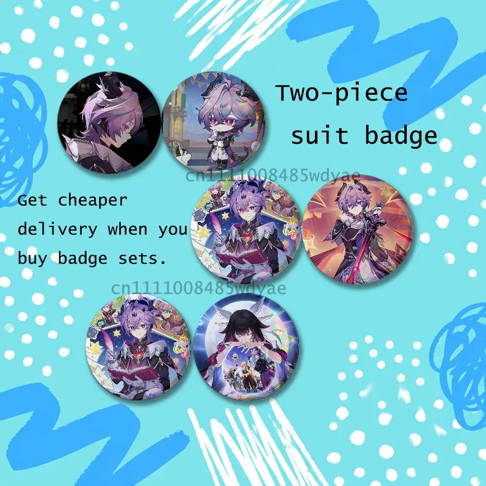Genshin Impact Durin 2-piece set Pins Backpack Clothes Jewelry Accessories Cartoon Round Brooch Button Badge Gifts
Genshin Impact Durin 2-piece set Pins Backpack Clothes Jewelry Accessories Cartoon Round Brooch Button Badge Gifts