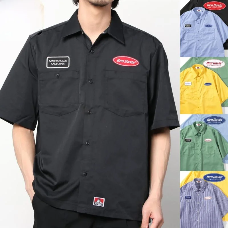 Gorilla 22SS Patchwork Embroidery Short Sleeve Workwear Shirt Ame Kaki Skateboard Trend Street Loose Fit Classic Style
Gorilla 22SS Patchwork Embroidery Short Sleeve Workwear Shirt Ame Kaki Skateboard Trend Street Loose Fit Classic Style