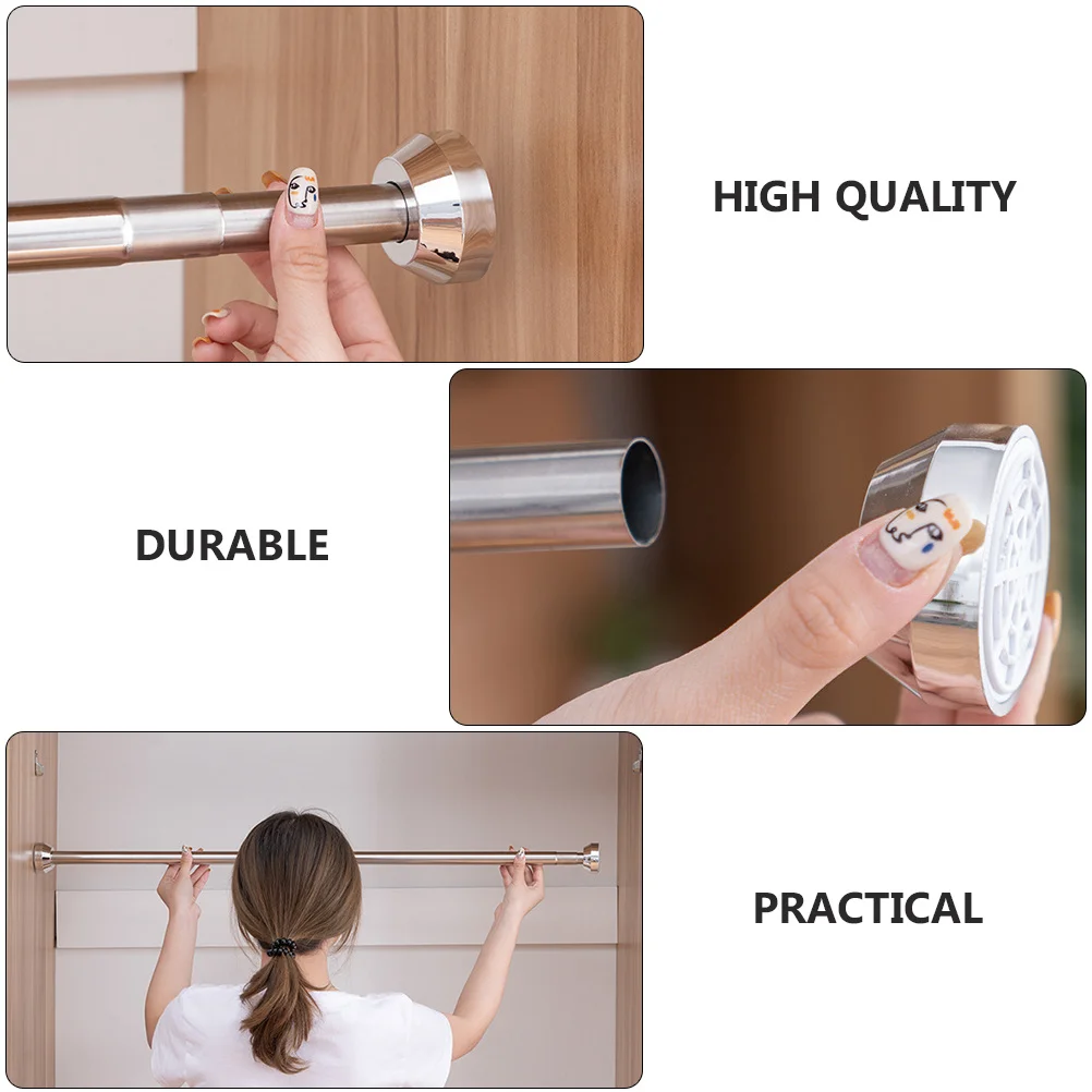1Pcs Stainless Steel Telescopic Clothes Drying Rod Punch Free Extendable Tension Pole for Wardrobe Shower Curtain Closet Use
1Pcs Stainless Steel Telescopic Clothes Drying Rod Punch Free Extendable Tension Pole for Wardrobe Shower Curtain Closet Use