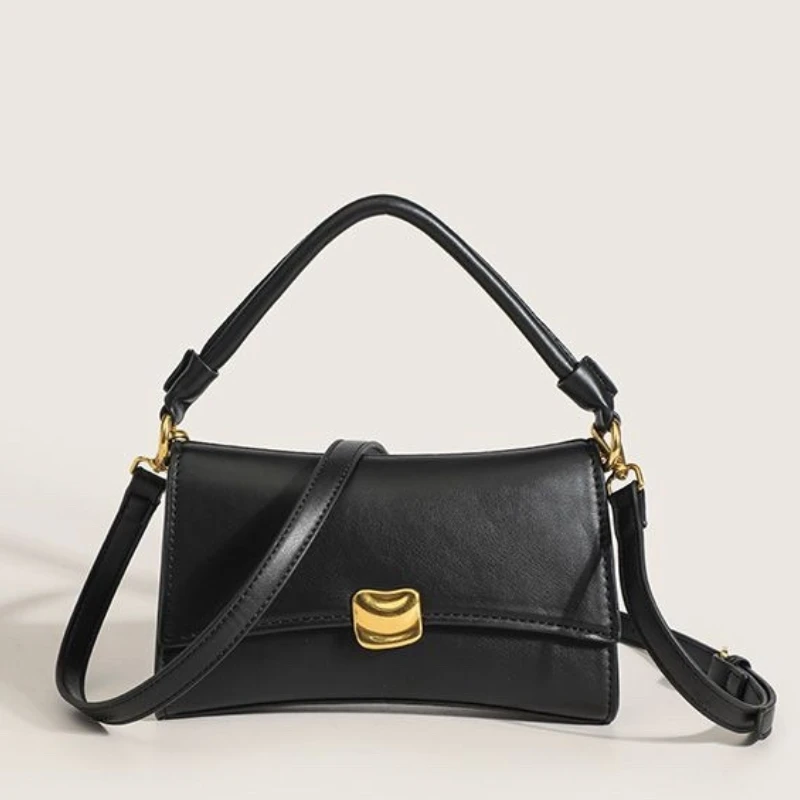 Модная женская сумка через плечо из черной искусственной кожи 2026 года, ретро-стиль, с клапаном и замком, для повседневного использования, Sac A Main Femme
Модная женская сумка через плечо из черной искусственной кожи 2026 года, ретро-стиль, с клапаном и замком, для повседневного использования, Sac A Main Femme