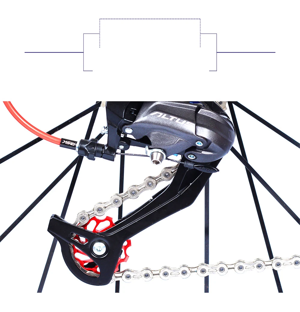 RISK Mountain Road Bike 11T Aluminum Alloy Jockey Wheel Rear Derailleur Ceramic Bearing Guide Wheel MTB Bicycle Jockey Roller
RISK Mountain Road Bike 11T Aluminum Alloy Jockey Wheel Rear Derailleur Ceramic Bearing Guide Wheel MTB Bicycle Jockey Roller