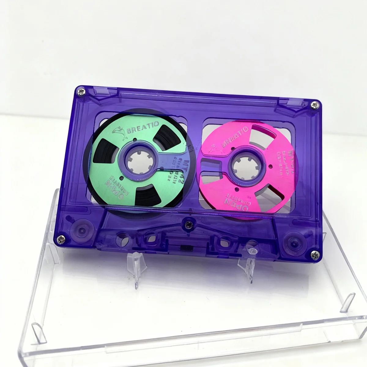 New 50 Minute Blank Audio Cassette Reel to Reel Tape Double Side Metal Reel Hollow Case Self-Made High Quality Design
New 50 Minute Blank Audio Cassette Reel to Reel Tape Double Side Metal Reel Hollow Case Self-Made High Quality Design