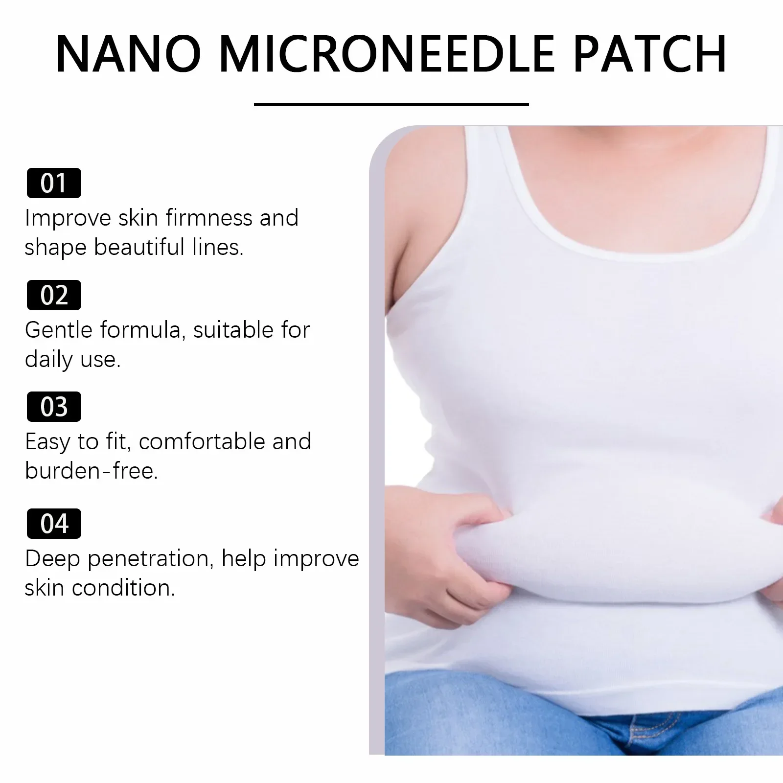 2025 ГОРЯЧИЙ 99% прикладов, почти желаемый контур тела в течение одного месяца.
2025 ГОРЯЧИЙ 99% прикладов, почти желаемый контур тела в течение одного месяца.