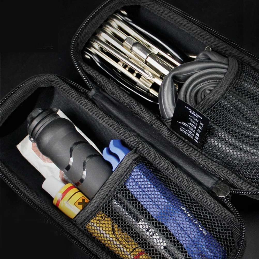 1pc Bike Bag Kit Cycling Package Waterproof PU Material Cell Phone Holder Black Equipment for Mountain Bike Tools Storage
1pc Bike Bag Kit Cycling Package Waterproof PU Material Cell Phone Holder Black Equipment for Mountain Bike Tools Storage