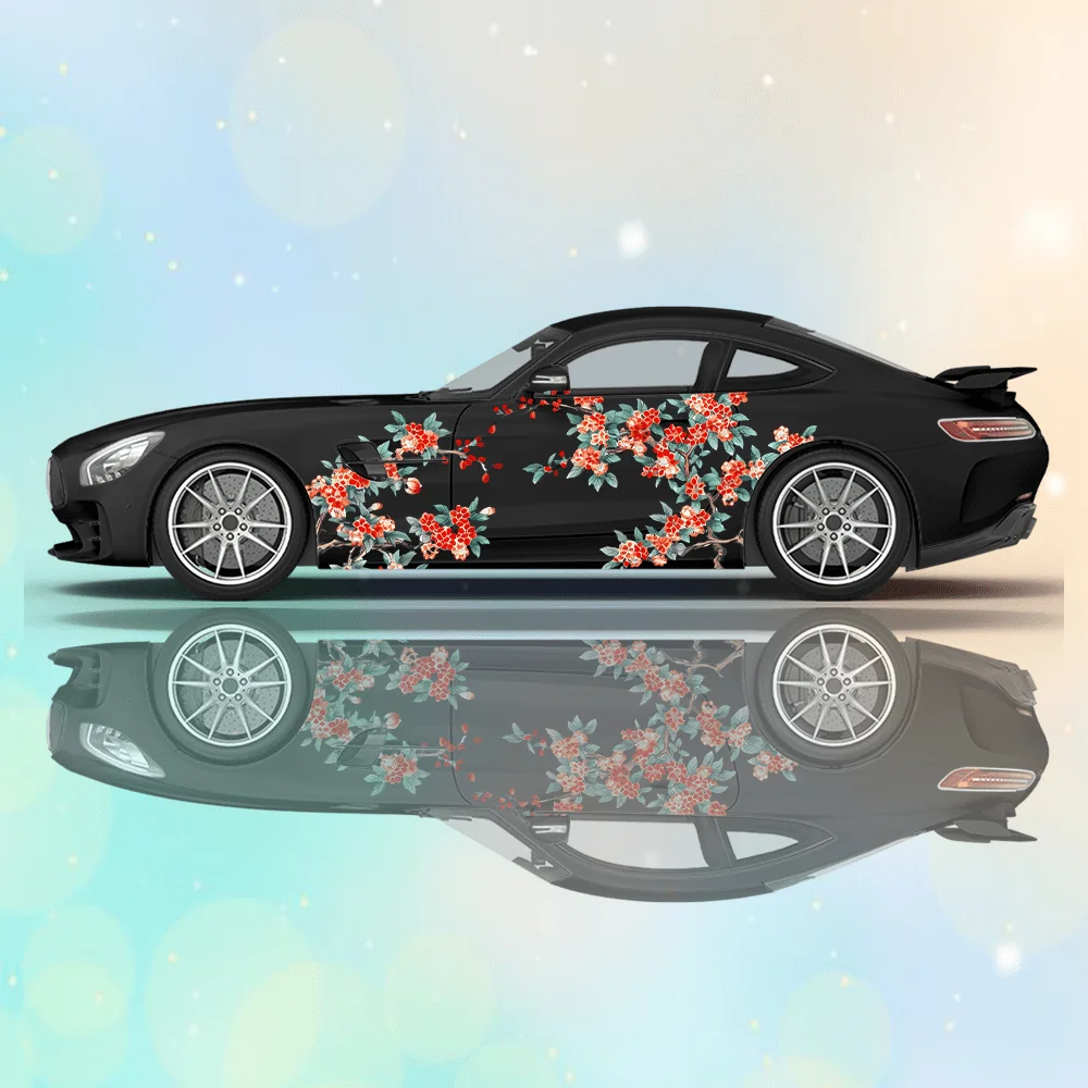 Blossom Plum Branch Car Sticker Full Body Floral Decoration Covering Scratches Protect Car Sticker Waterproof Car Vinyl Wraps
Blossom Plum Branch Car Sticker Full Body Floral Decoration Covering Scratches Protect Car Sticker Waterproof Car Vinyl Wraps