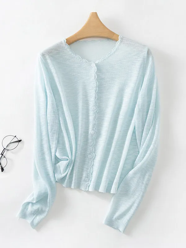 Ice Silk Long Sleeve Knitted Cardigan Women's Sun Protection Shirt Bamboo Fiber Casual Style round Neck Standard Fit T-Shirt
Ice Silk Long Sleeve Knitted Cardigan Women's Sun Protection Shirt Bamboo Fiber Casual Style round Neck Standard Fit T-Shirt