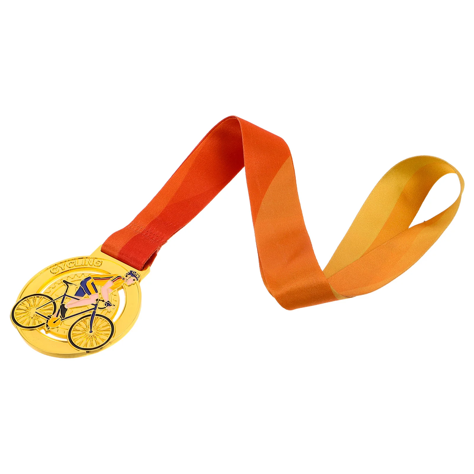 Metal Cycling Medal Gold Award for School Sports Tournament Student Party Biking Competition Adult Sports Bike with Neck Ribbon
Metal Cycling Medal Gold Award for School Sports Tournament Student Party Biking Competition Adult Sports Bike with Neck Ribbon