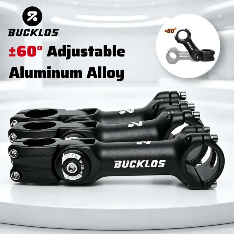 BUCKLOS Bicycle Adjustable Stem 25.4/31.8mm Riser Extension Aluminum Alloy Bicycle Bridge Power Front Fork Stem Bicycle Parts
BUCKLOS Bicycle Adjustable Stem 25.4/31.8mm Riser Extension Aluminum Alloy Bicycle Bridge Power Front Fork Stem Bicycle Parts